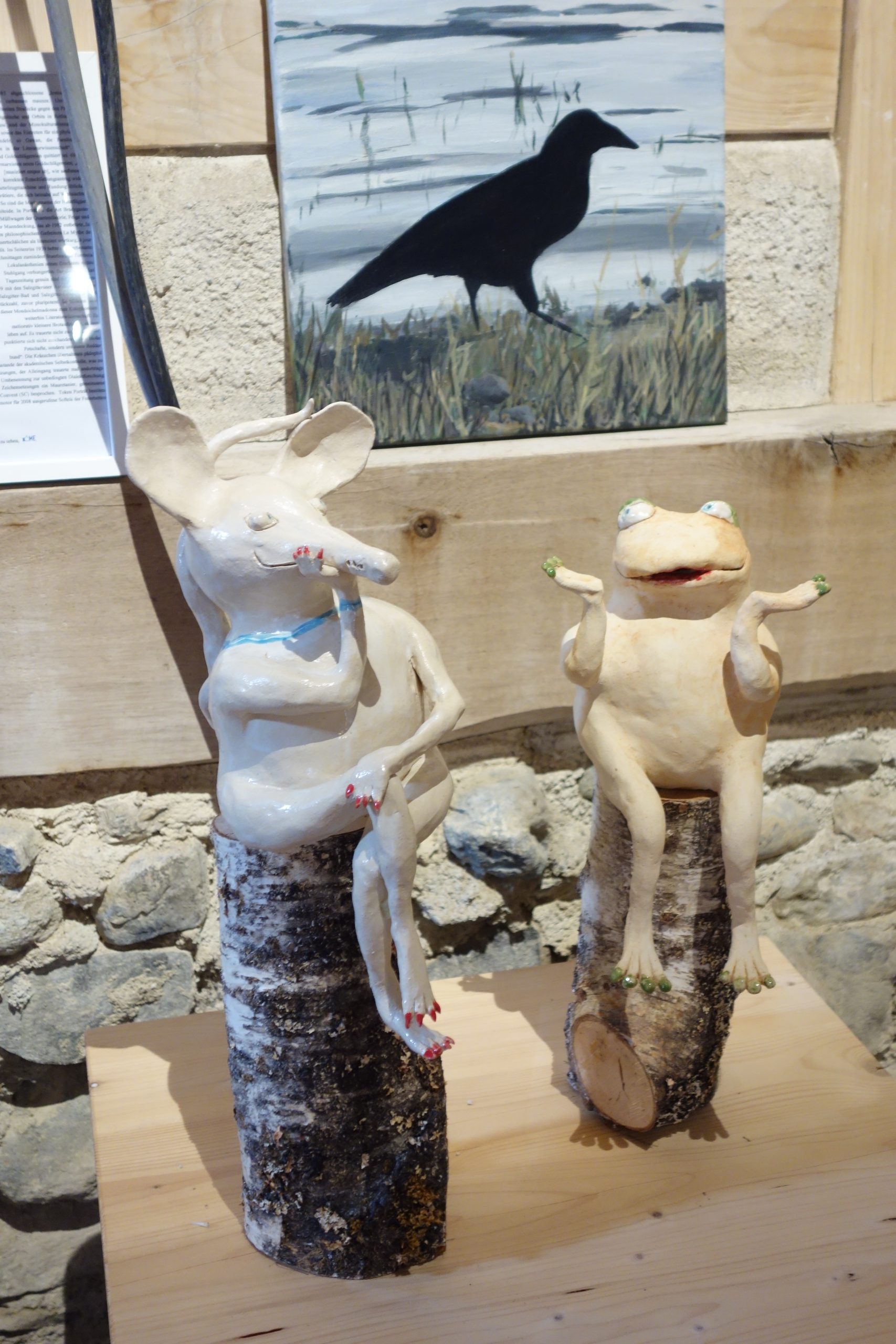 Detail Ausstellung Kulturnacht mit Mäusen von Lisa Steinmetz
