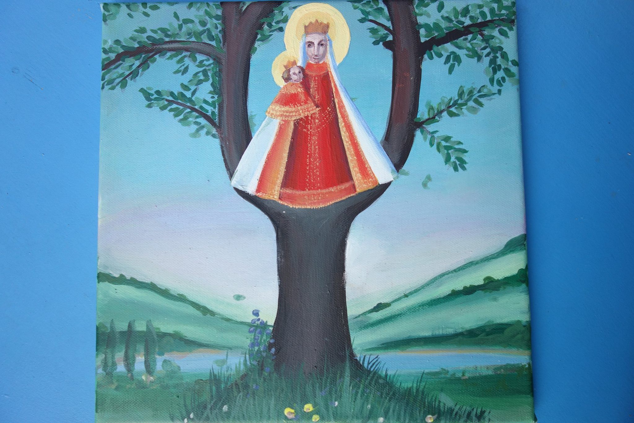 Maria im Baum