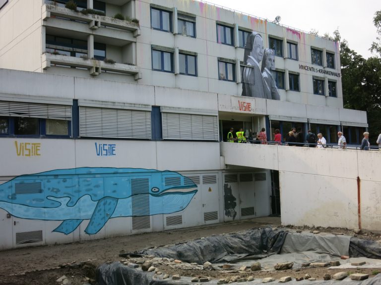 Projekt Visite Vincentius Krankenhaus vor dem Abriss